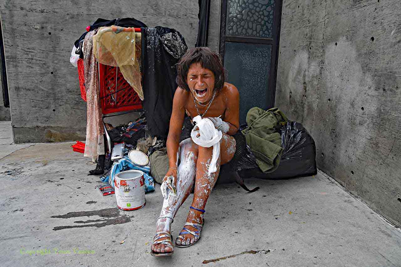 skid row crystal meth photo