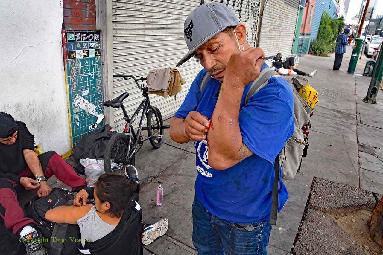 skid row crystal meth photo