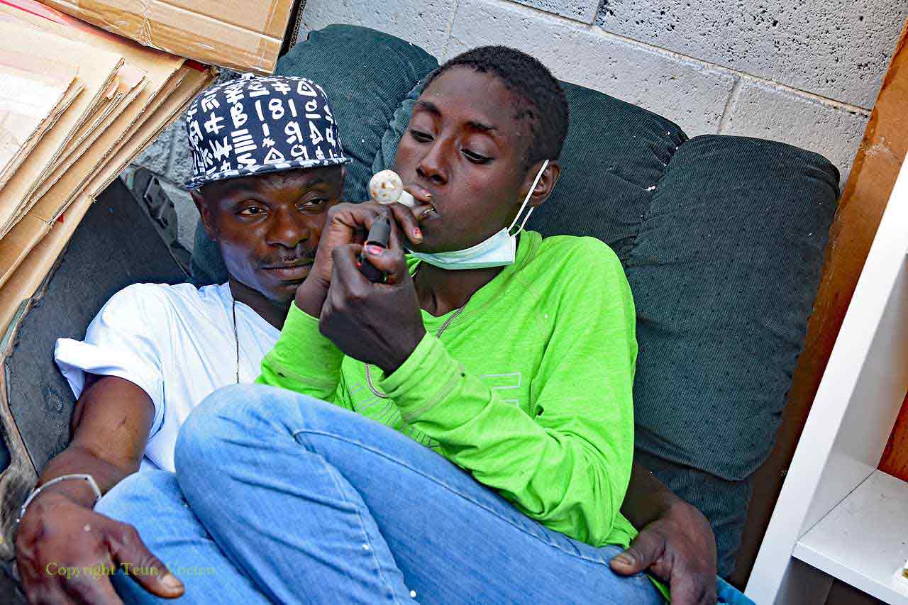 skid row crystal meth photo